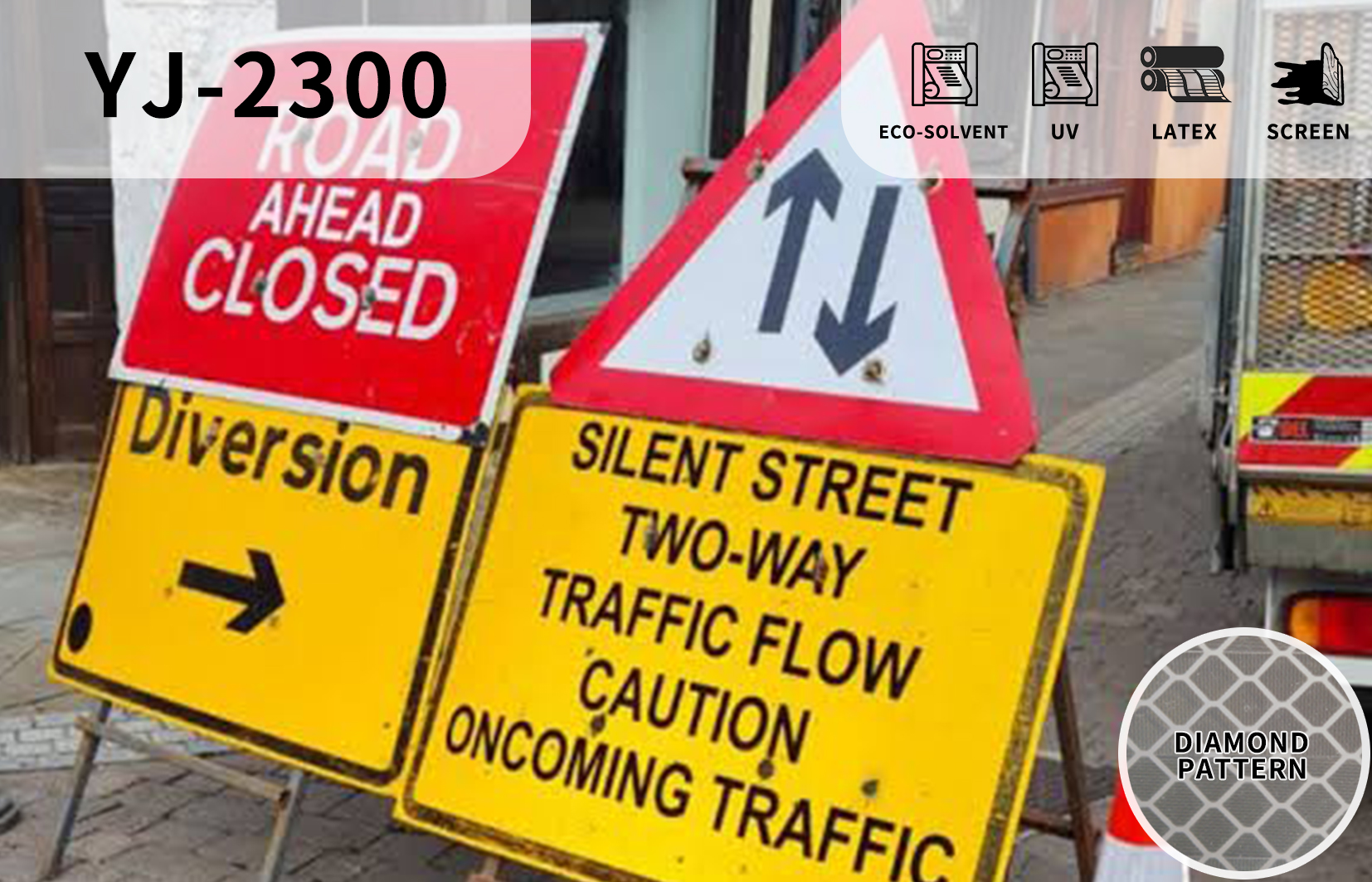 YJ 2300 EGP Reflective Sheeting for Work Zone